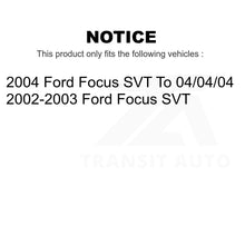 Charger l&#39;image dans la galerie, Front Rear Semi-Metallic Brake Pads And Drum Shoes Kit For Ford Focus SVT