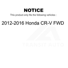 Charger l&#39;image dans la galerie, Front Rear Semi-Metallic Brake Pads And Parking Shoe Kit For Honda CR-V FWD