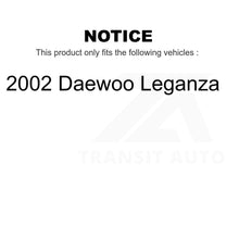 Load image into Gallery viewer, Front Rear Semi-Metallic Brake Pads Parking Shoes Kit For 02 Daewoo Leganza