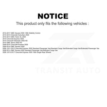 Load image into Gallery viewer, Front Rear Semi-Metallic Brake Pads Parking Shoes Kit For Chevrolet Express