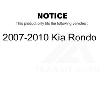 Charger l'image dans la galerie, Front Rear Semi-Metallic Brake Pads &amp; Parking Shoes Kit For 07-10 Kia Rondo