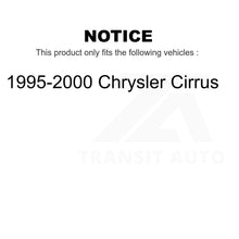 Charger l&#39;image dans la galerie, Front Rear Semi-Metallic Brake Pads &amp; Parking Shoes Kit For Chrysler Cirrus