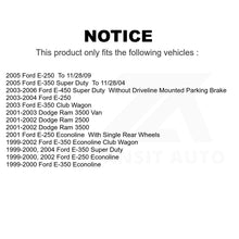 Charger l&#39;image dans la galerie, Front Rear Semi-Metallic Brake Pads Parking Shoe Kit For Ford Dodge Ram Van