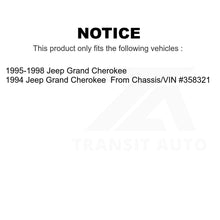 Charger l&#39;image dans la galerie, Front Rear Semi-Metallic Pads And Parking Shoes Kit For Jeep Grand Cherokee