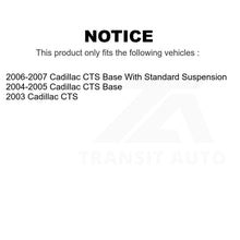 Charger l&#39;image dans la galerie, Front Rear Semi-Metallic Brake Pads And Parking Shoes Kit For Cadillac CTS