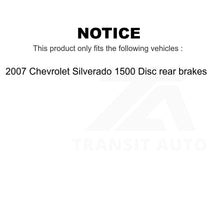 Charger l&#39;image dans la galerie, Front Rear Semi-Metallic Pads And Parking Shoes Kit For Chevrolet Silverado 1500