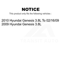 Charger l&#39;image dans la galerie, Front Rear Semi-Metallic Brake Pads &amp; Parking Shoes Kit For Hyundai Genesis 3.8L