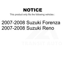 Charger l&#39;image dans la galerie, Front Rear Semi-Metallic Brake Pads And Parking Shoe Kit For Suzuki Forenza Reno