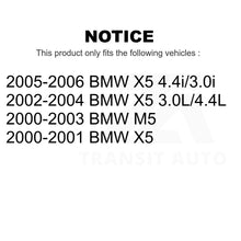 Charger l&#39;image dans la galerie, Front Rear Semi-Metallic Brake Pads And Parking Shoes Kit For BMW X5 M5