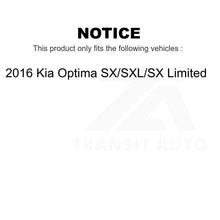 Charger l&#39;image dans la galerie, Front Rear Semi-Metallic Brake Pads And Parking Shoes Kit For Kia Optima