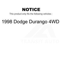 Charger l&#39;image dans la galerie, Amortisseur de suspension avant et kit de liaison TOR pour Dodge Durango 4WD 1998 