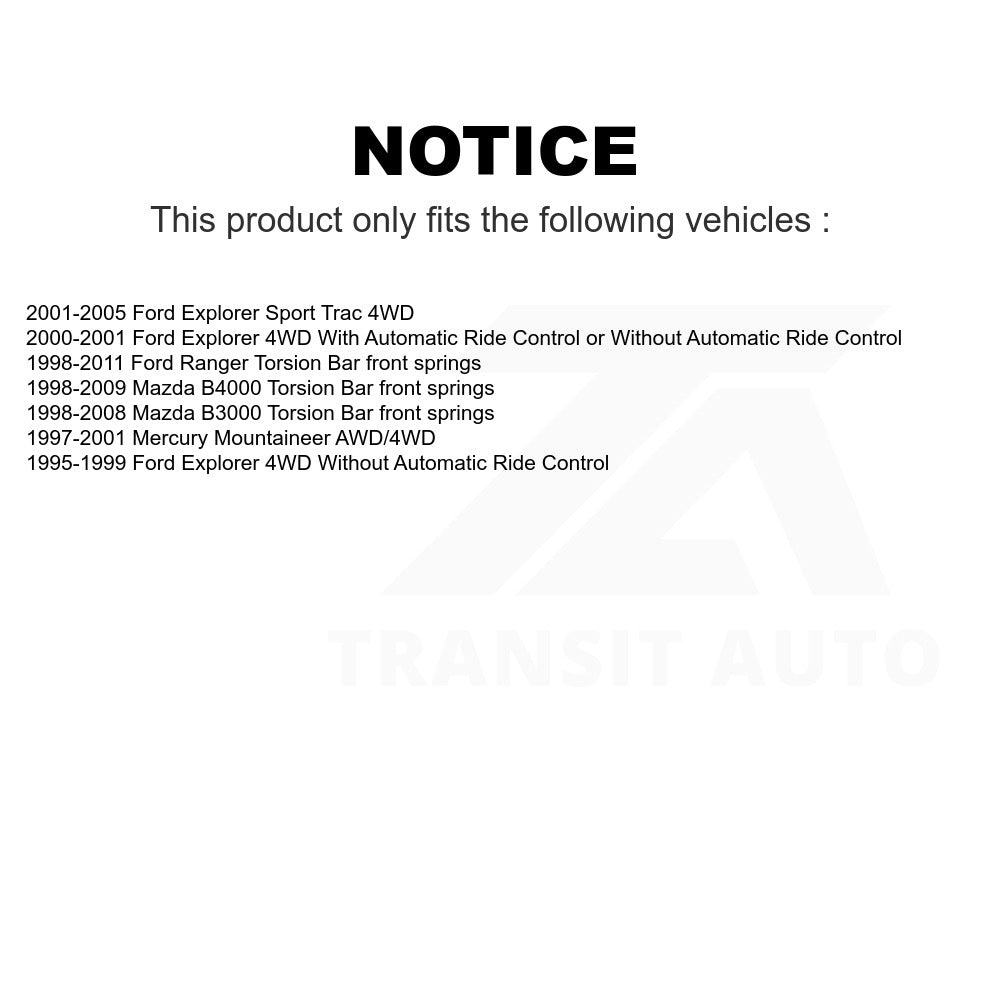 Front Shock Absorber Link Kit For Ford Ranger Explorer Sport Trac Mazda Mercury