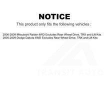 Charger l&#39;image dans la galerie, Front Shock Assembly And TOR Link Kit For Dodge Dakota Mitsubishi Raider 4WD