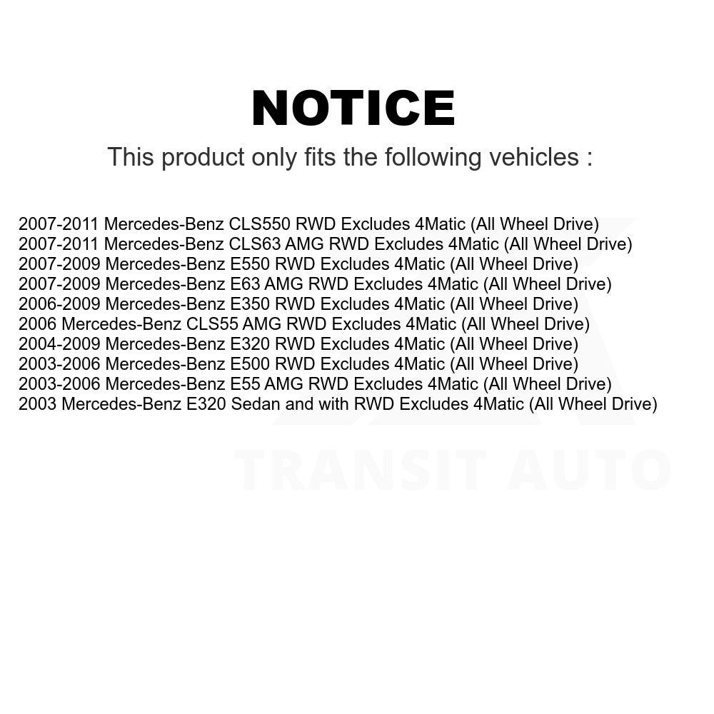 Front Shock Assembly & TOR Link Kit For Mercedes-Benz E350 E320 E500 CLS550 E550