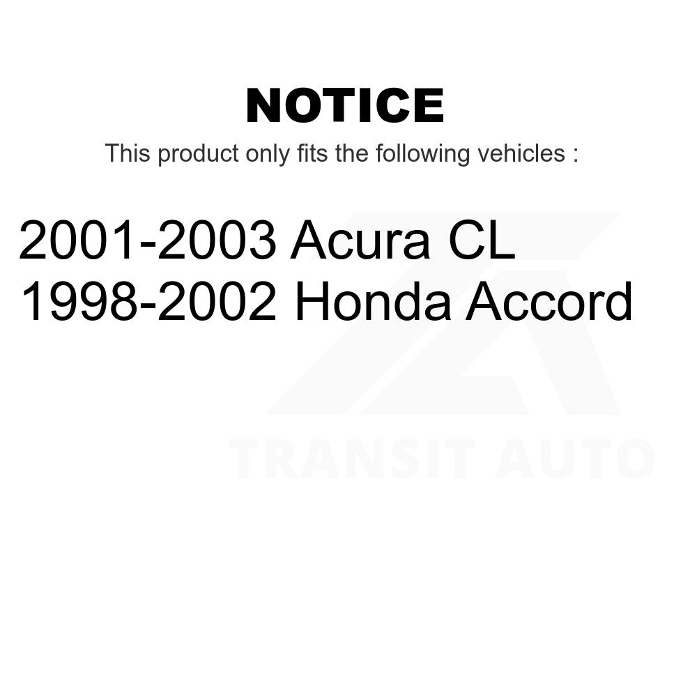 Front Complete Shock Assembly And TOR Link Kit For Honda Accord Acura CL