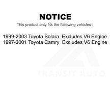 Charger l&#39;image dans la galerie, Front Shock Assembly And TOR Link Kit For Toyota Camry Solara Excludes V6 Engine