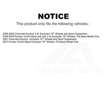 Charger l&#39;image dans la galerie, Front Complete Shock Assembly TOR Link Kit For Chevrolet Equinox Pontiac Torrent