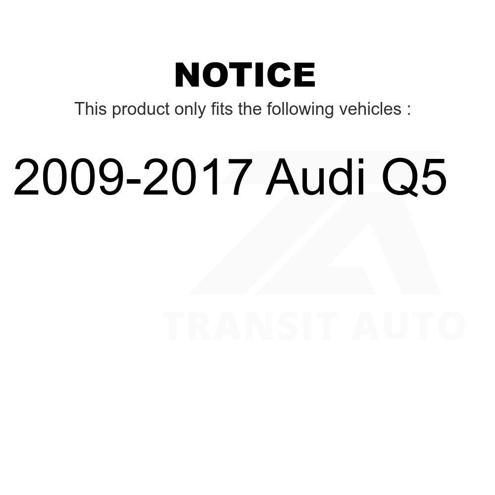 Front Complete Shock Assembly And TOR Link Kit For 2009-2017 Audi Q5