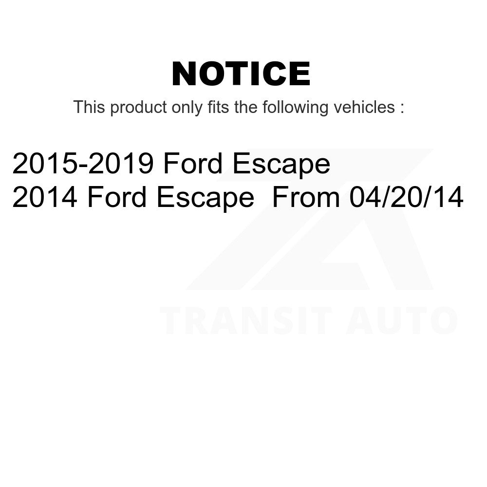 Front Complete Shock Assembly And TOR Link Kit For Ford Escape