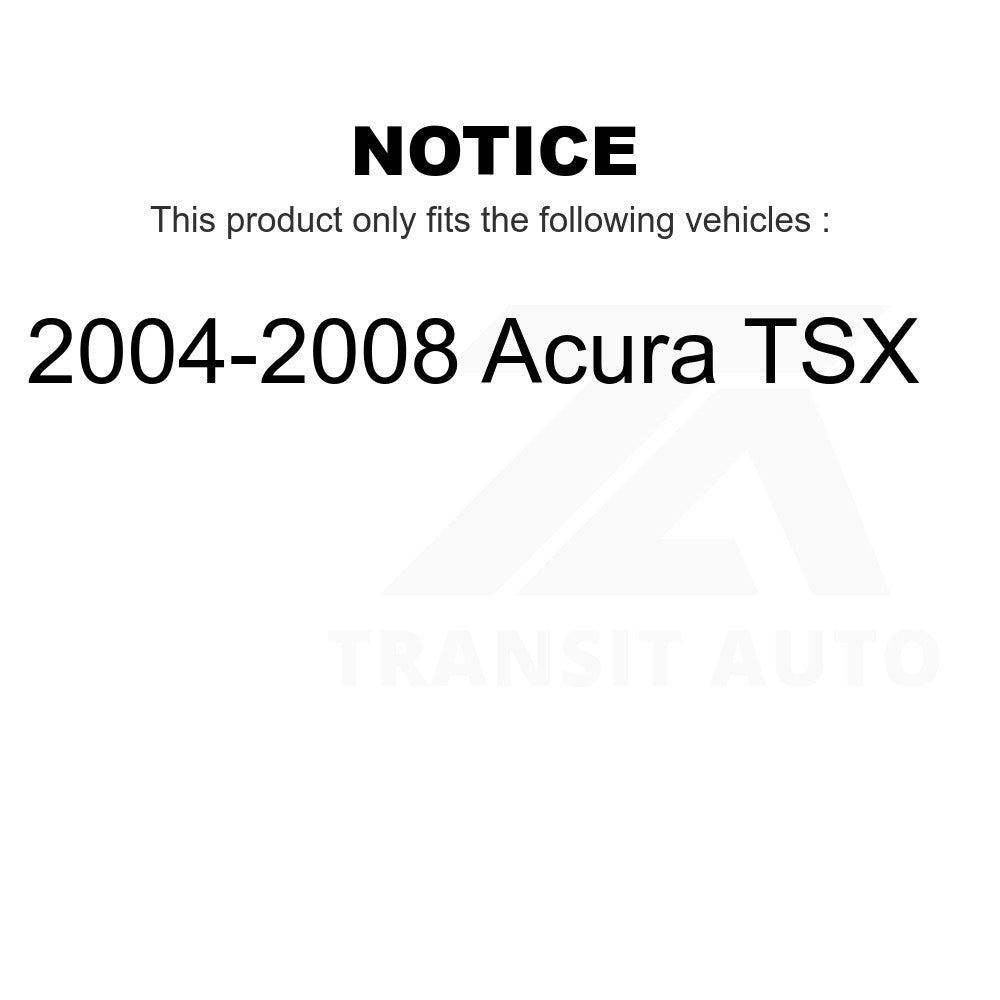 Front Complete Shock Assembly And TOR Link Kit For 2004-2008 Acura TSX