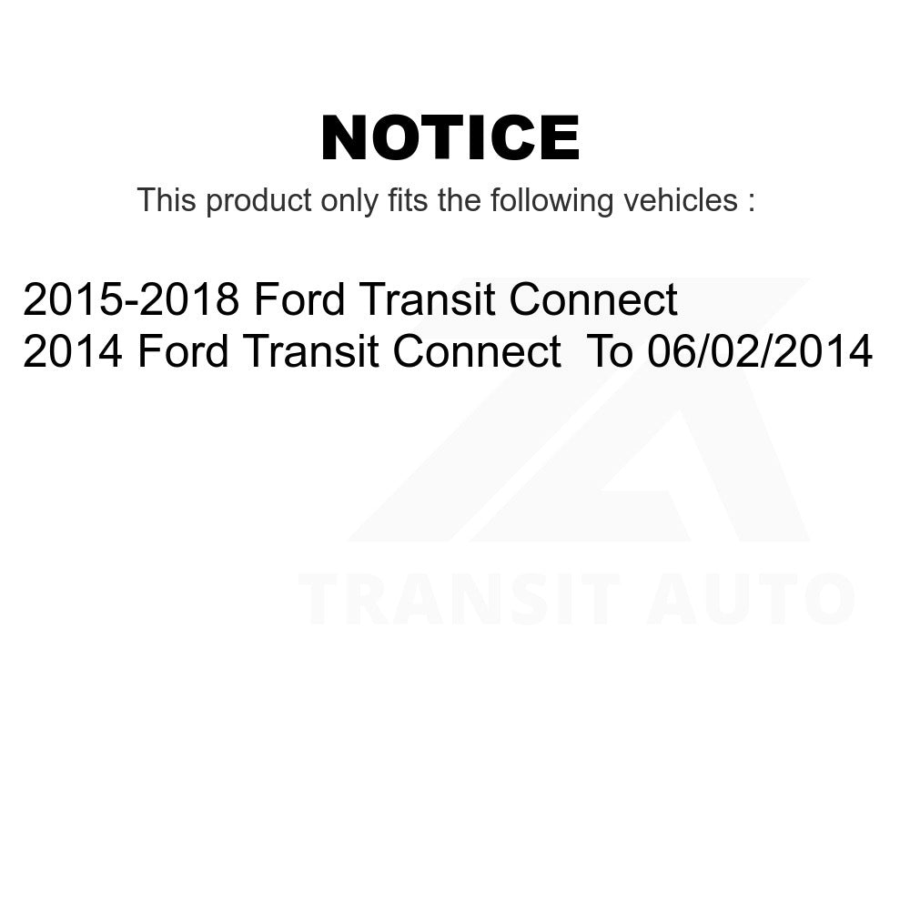 Front Complete Shock Assembly And TOR Link Kit For Ford Transit Connect