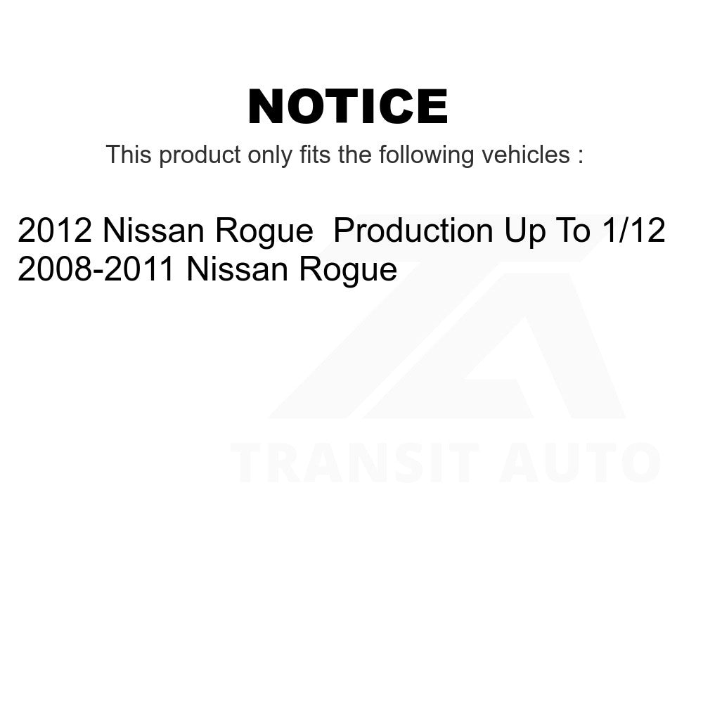 Front Complete Shock Assembly And TOR Link Kit For Nissan Rogue