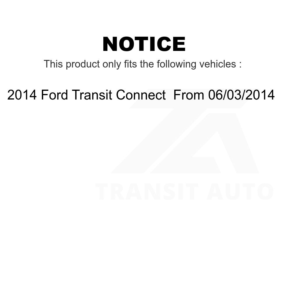 Front Shock Assembly TOR Link Kit For 2014 Ford Transit Connect From 06 03