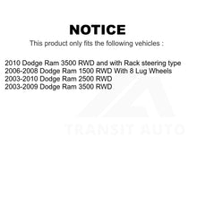 Load image into Gallery viewer, Front Steering Tie Rod End &amp; Boot Kit For Dodge Ram 2500 1500 3500