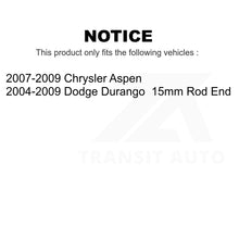 Charger l&#39;image dans la galerie, Front Steering Tie Rod End &amp; Boot Kit For Dodge Durango Chrysler Aspen