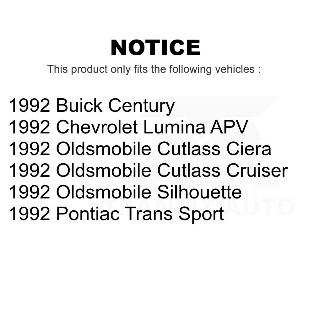 Front Tie Rod End & Boot Kit For Oldsmobile Buick Century Cutlass Ciera Lumina