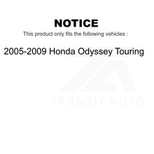 Charger l&#39;image dans la galerie, Front Steering Tie Rod End &amp; Boot Kit For 2005-2009 Honda Odyssey Touring