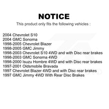 Load image into Gallery viewer, Front Rear Ceramic Brake Pad Kit For Chevrolet S10 Blazer GMC Sonoma Jimmy Isuzu