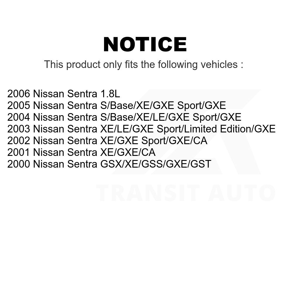 Front Suspension Control Arm And Ball Joint Assembly Link Kit For Nissan Sentra