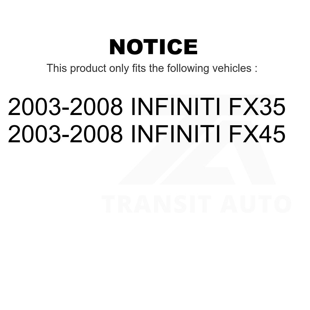 Front Suspension Control Arm Ball Joint Link Kit For Infiniti FX35 FX45 INFINITI