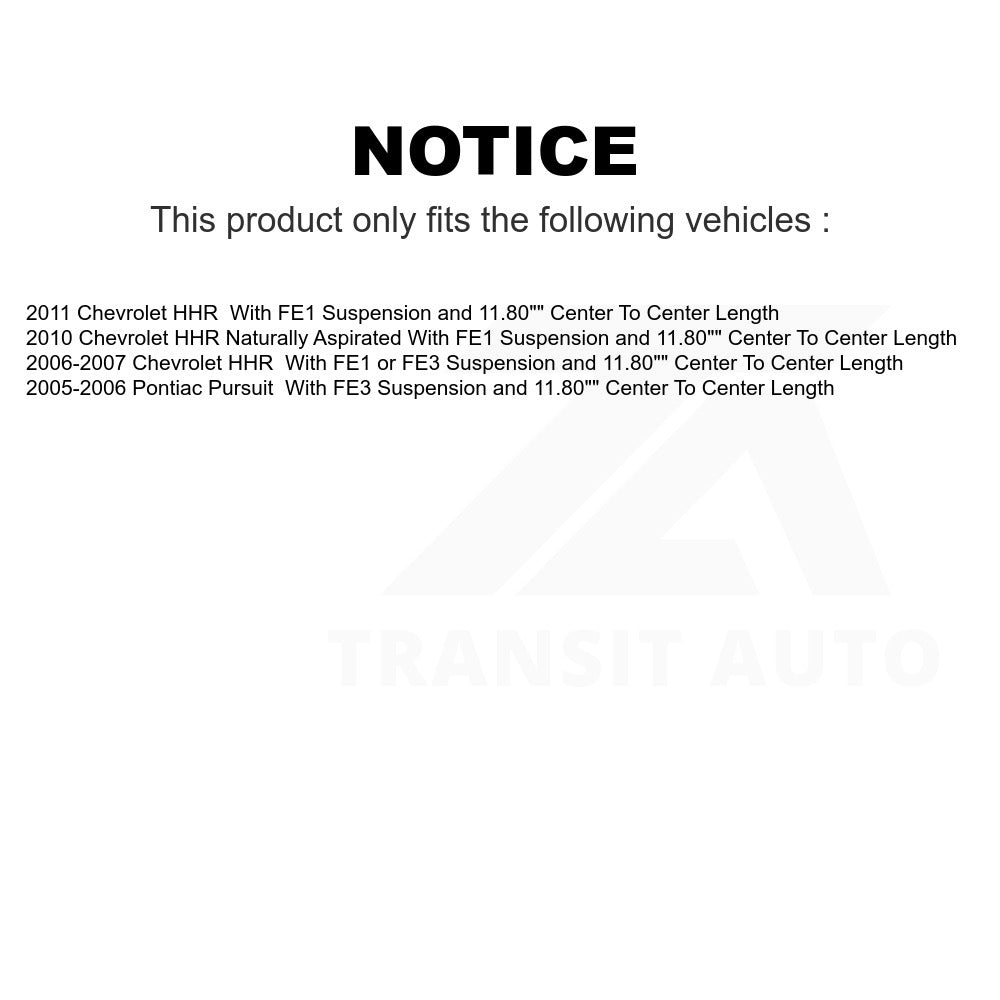 Front Suspension Control Arm And Ball Joint Link Kit For Chevrolet HHR Pontiac