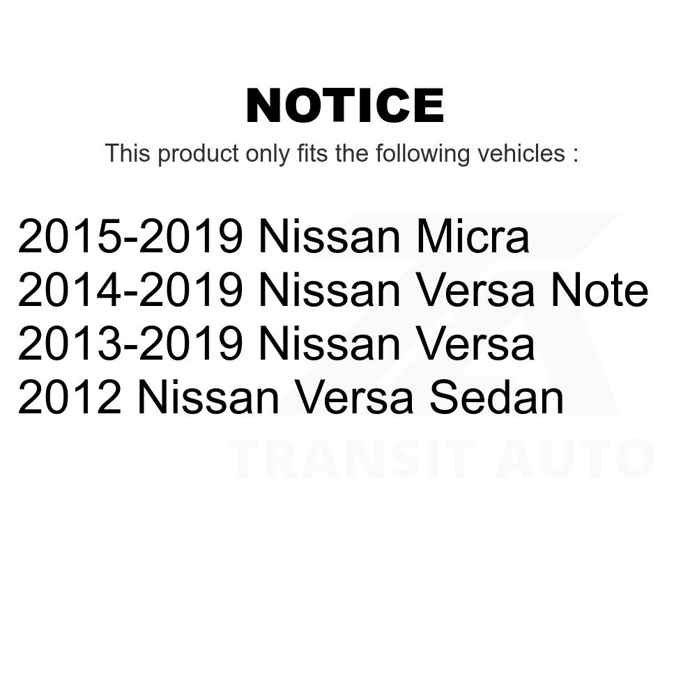 Front Suspension Control Arm And Ball Joint Link Kit For Nissan Versa Note Micra