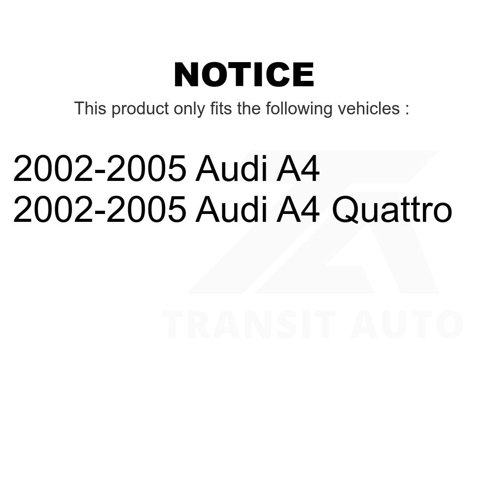 Front Suspension Control Arm & Ball Joint Link Kit For 2002-2005 Audi A4 Quattro