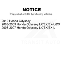 Charger l&#39;image dans la galerie, Front Control Arm And Ball Joint Tie Rod End Link Kit (8Pc) For Honda Odyssey