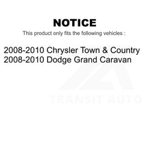 Charger l&#39;image dans la galerie, Front Control Arm And Ball Joint Tie Rod End Link Kit (8Pc) For Chrysler Town &amp;