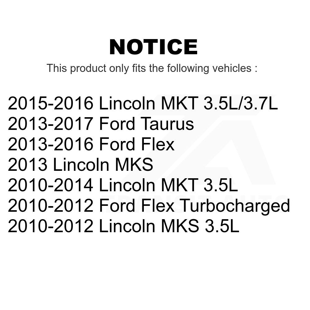 Front Control Arm Ball Joint Tie Rod End Link Kit (8Pc) For Ford Taurus Flex MKS