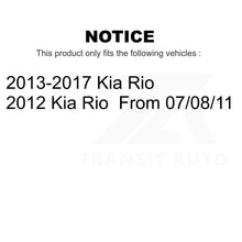 Load image into Gallery viewer, Front Suspension Control Arm &amp; Ball Joint Tie Rod End Link Kit (8Pc) For Kia Rio