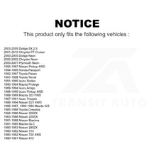 Charger l&#39;image dans la galerie, Front Suspension Bar Link Pair For Chrysler PT Cruiser Nissan Neon Dodge D21 323