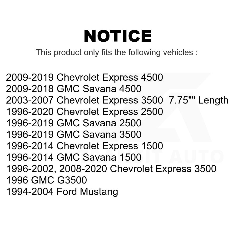 Front Suspension Bar Link Pair For Chevrolet Ford Mustang Express 3500 2500 GMC