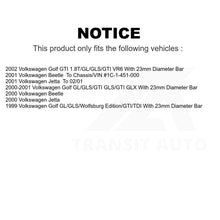 Load image into Gallery viewer, Front Suspension Stabilizer Bar Link Pair For Volkswagen Jetta Beetle Golf