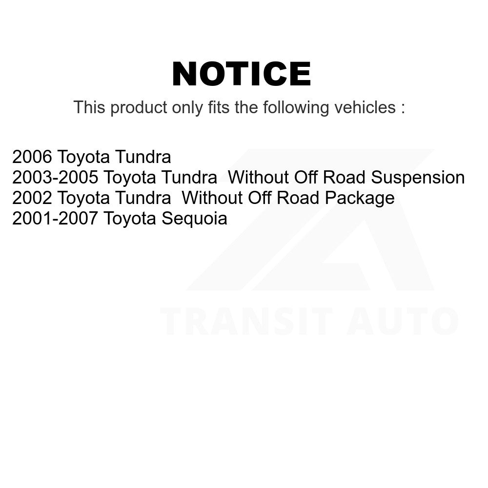 Front Suspension Stabilizer Bar Link Pair For Toyota Tundra Sequoia