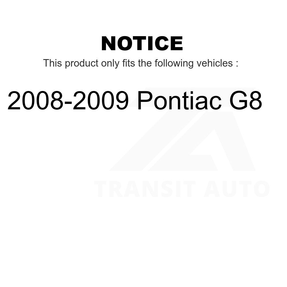 Front Suspension Stabilizer Bar Link Kit For 2008-2009 Pontiac G8