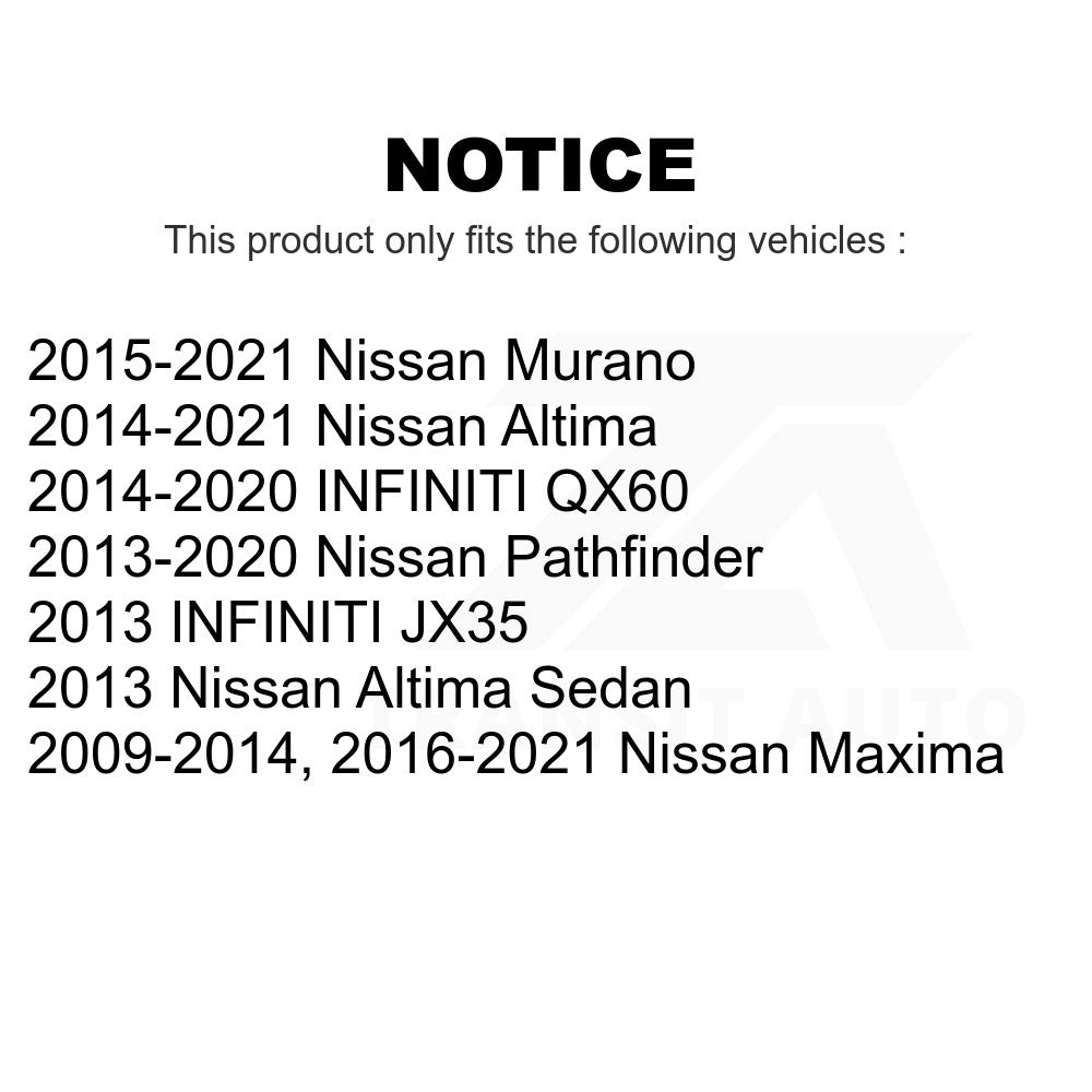 Front Suspension Bar Link Kit For Nissan Altima Maxima Pathfinder Murano QX60