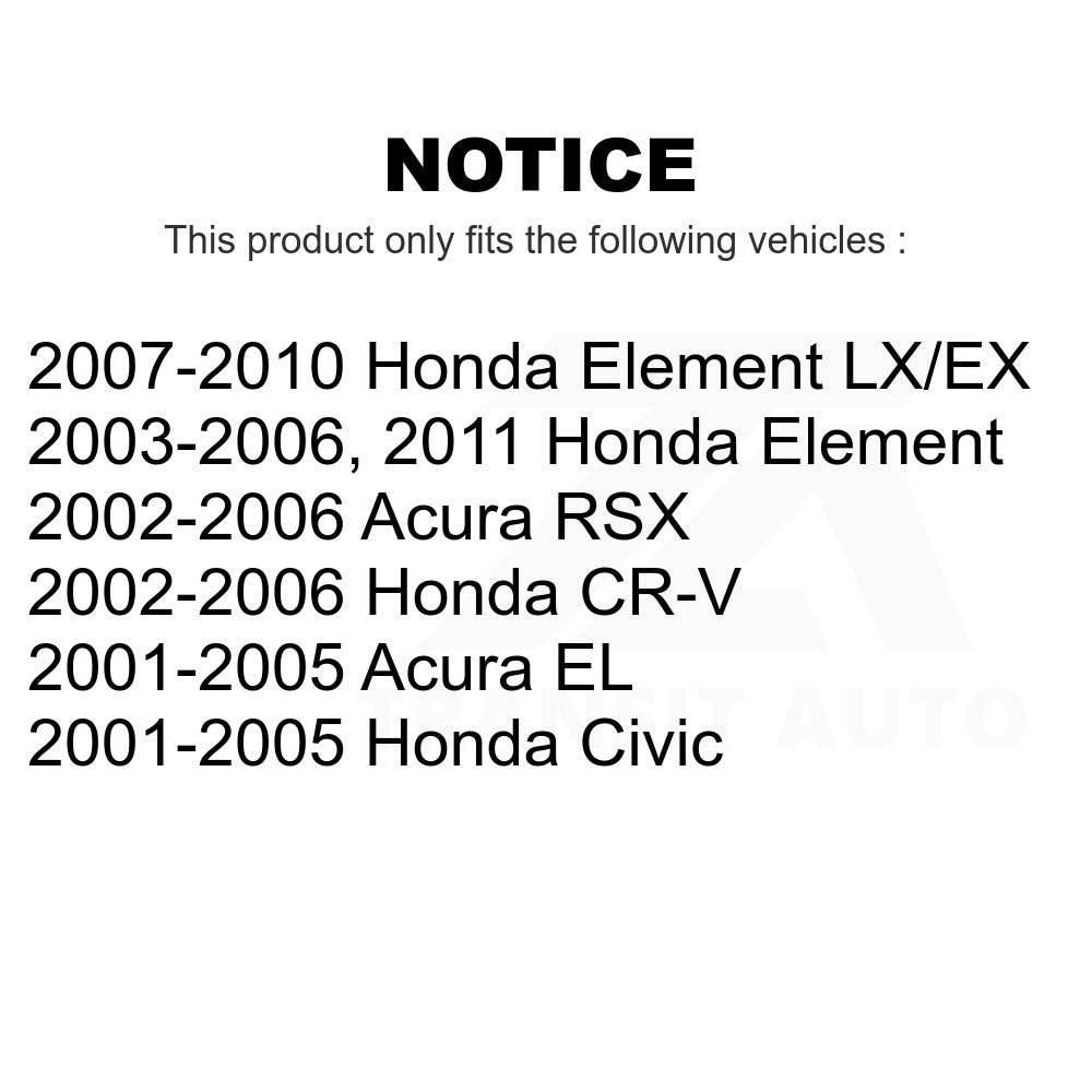 Front Suspension Sway Bar Link Kit For Honda Civic CR-V Element Acura RSX EL