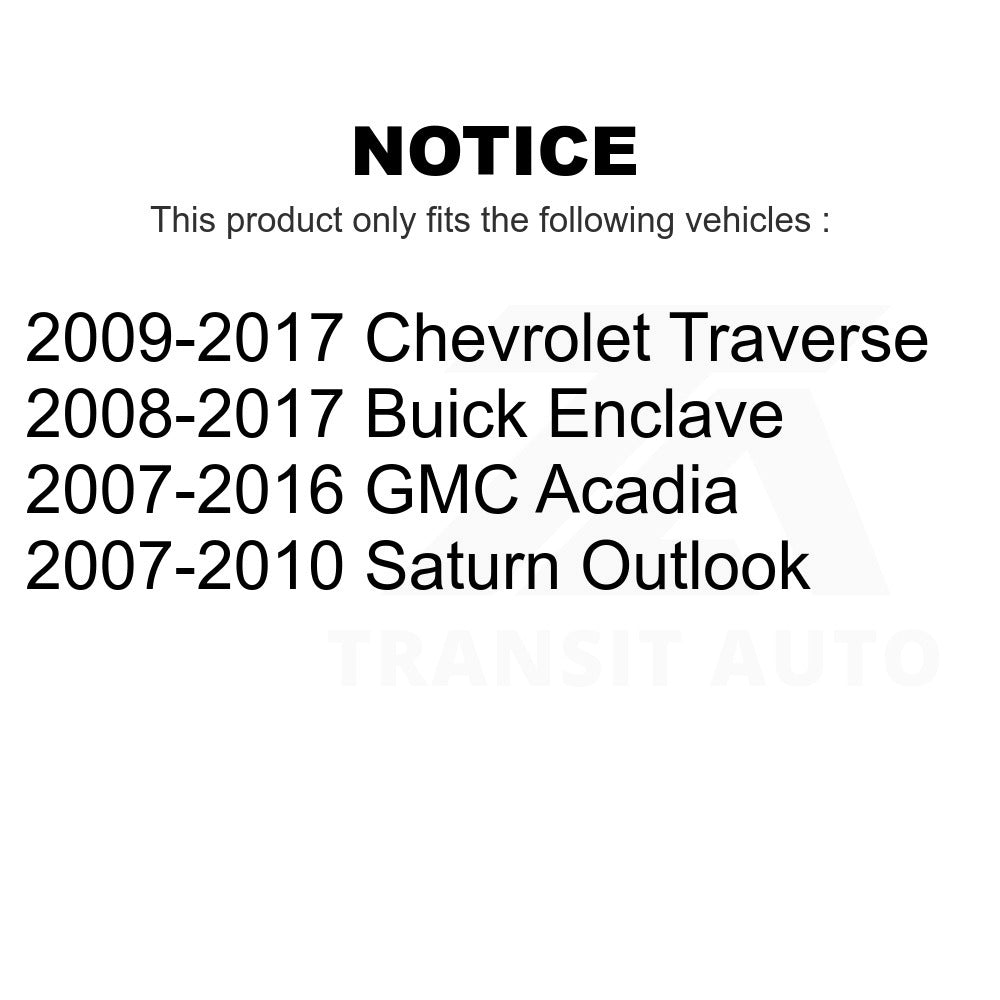 Rear Suspension Stabilizer Bar Link Pair For Chevrolet Traverse GMC Acadia Buick