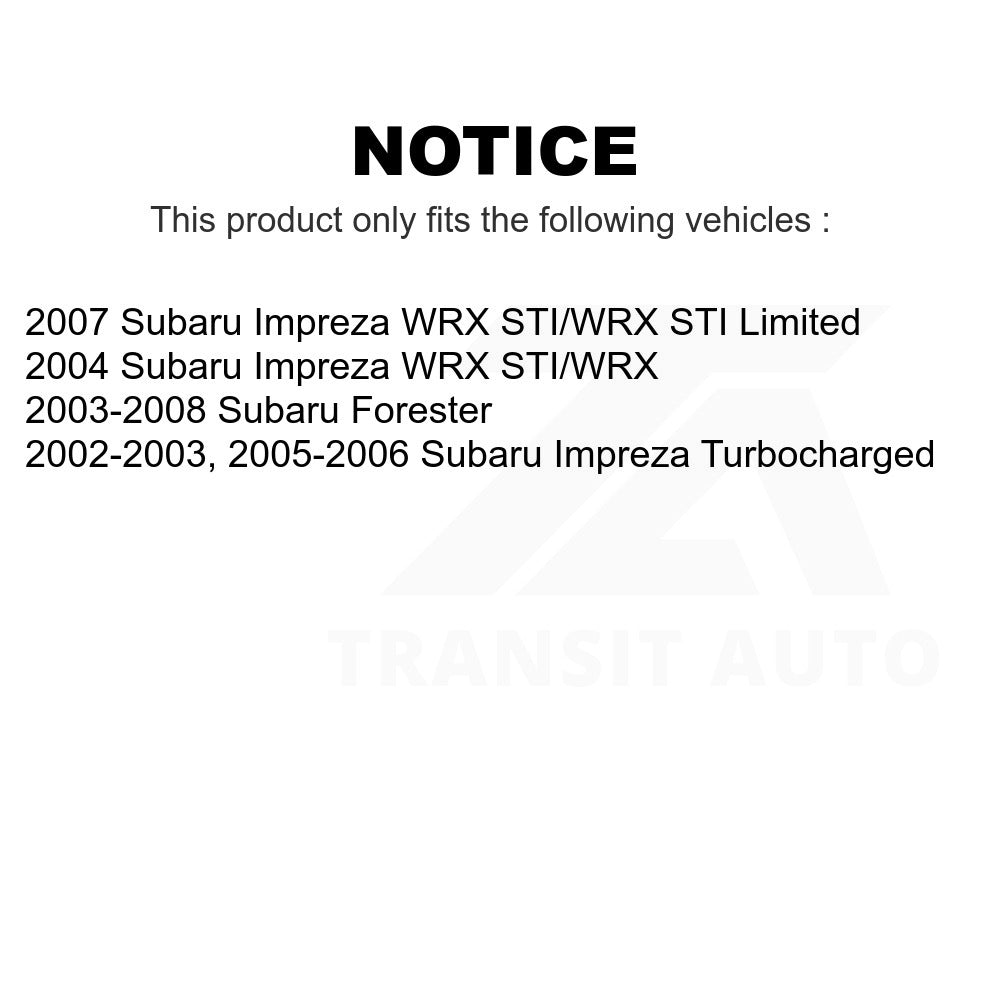 Rear Suspension Stabilizer Bar Link Pair For Subaru Forester Impreza